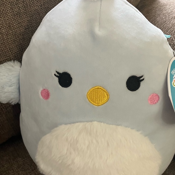 NWT Squishmallows Camden White/Blue Bird Plush Toy 8 inches - Picture 4 of 6